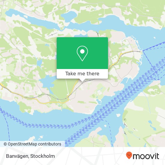 Banvägen map