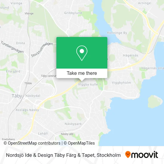 Nordsjö Ide & Design Täby Färg & Tapet map
