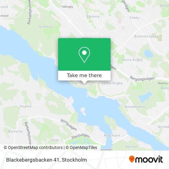 Blackebergsbacken 41 map
