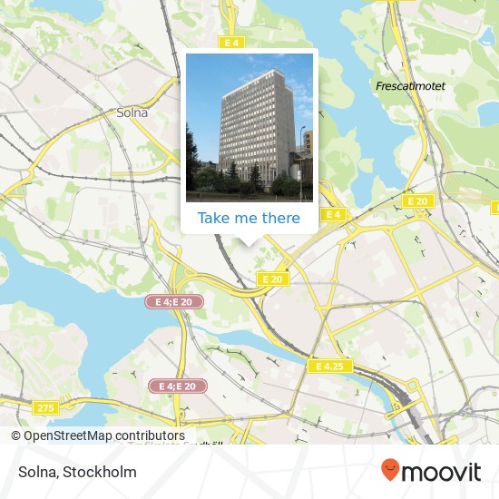 Solna map