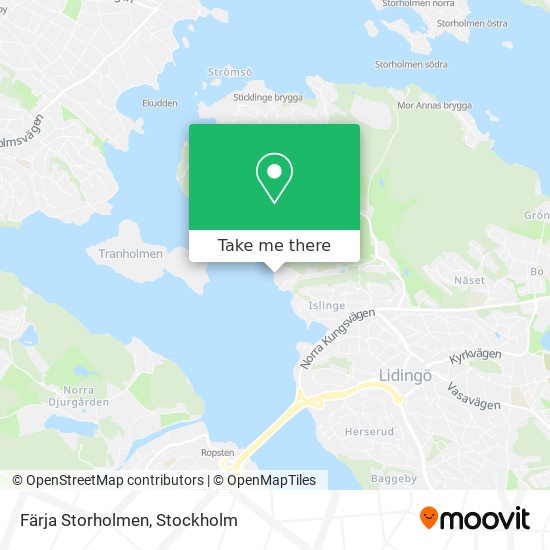 Färja Storholmen map