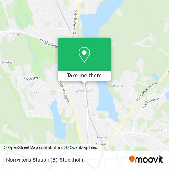 Norrvikens Station (B) map
