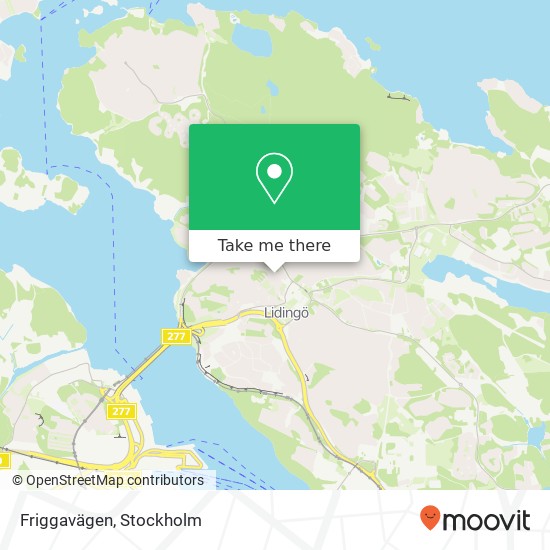 Friggavägen map