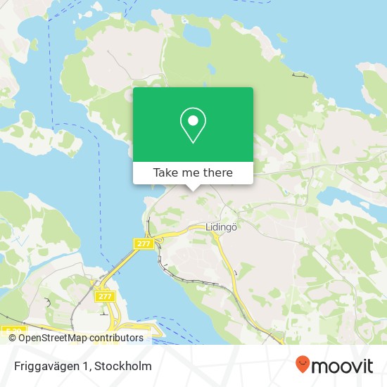 Friggavägen 1 map