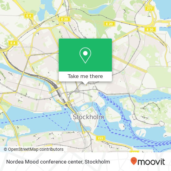 Nordea Mood conference center map