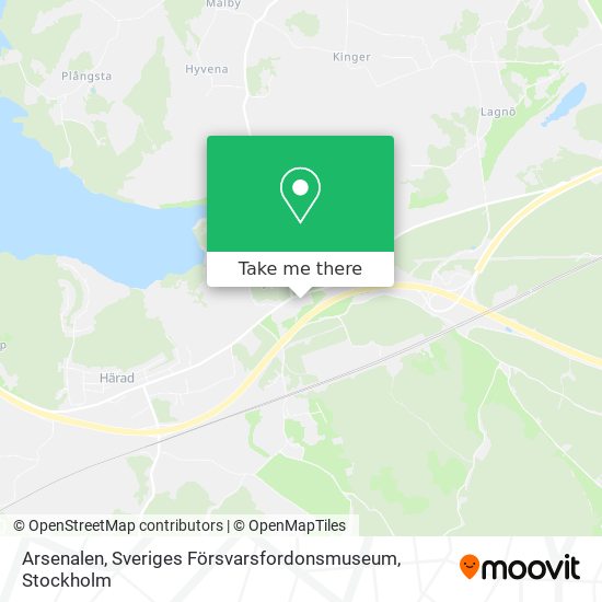 Arsenalen, Sveriges Försvarsfordonsmuseum map