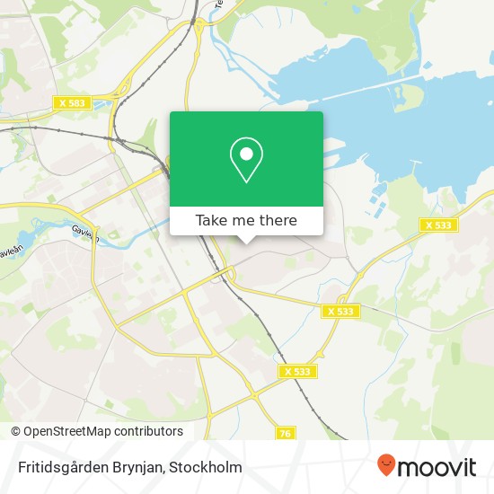 Fritidsgården Brynjan map