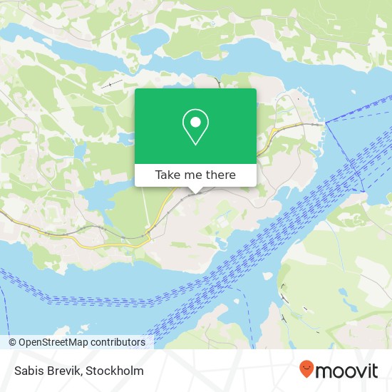 Sabis Brevik map