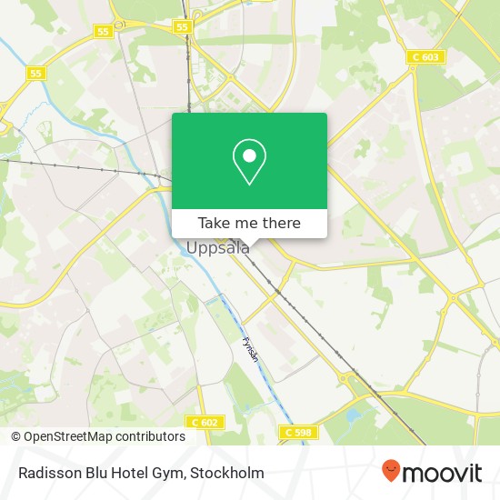 Radisson Blu Hotel Gym map