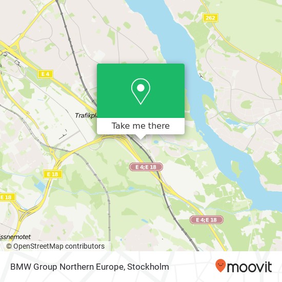 BMW Group Northern Europe map