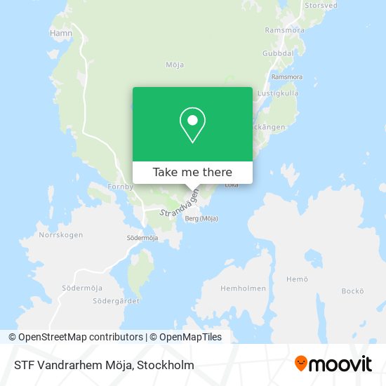 STF Vandrarhem Möja map