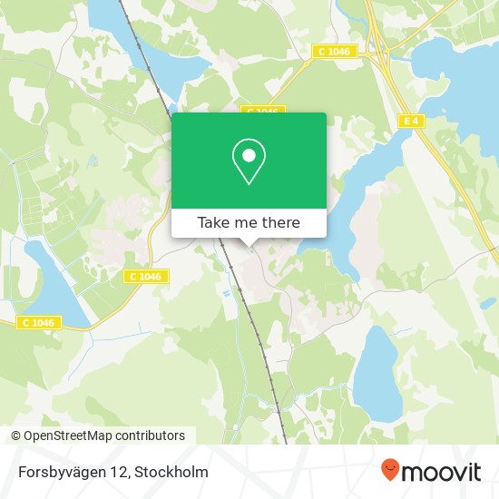 Forsbyvägen 12 map