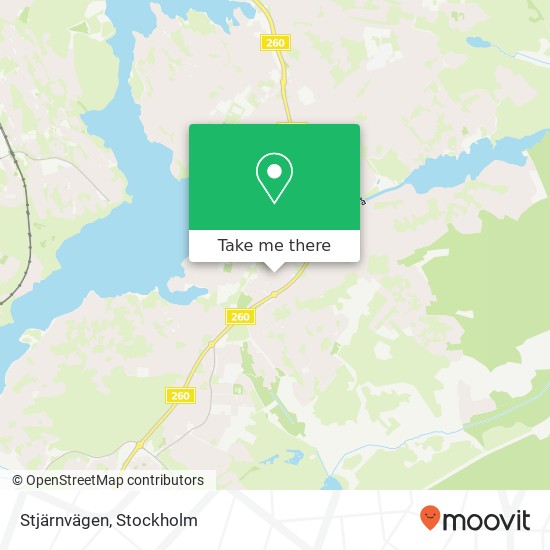 Stjärnvägen map