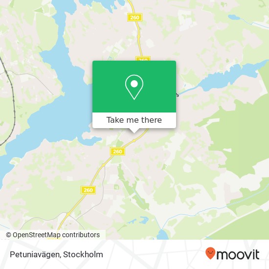 Petuniavägen map