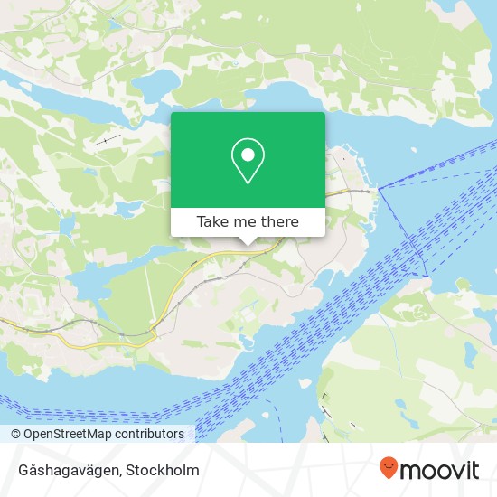 Gåshagavägen map