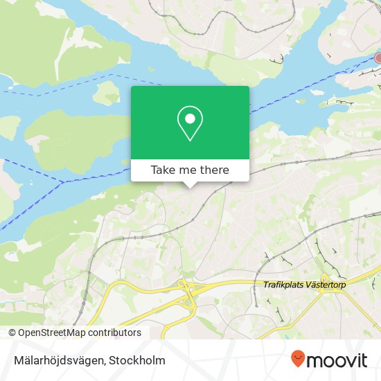 Mälarhöjdsvägen map