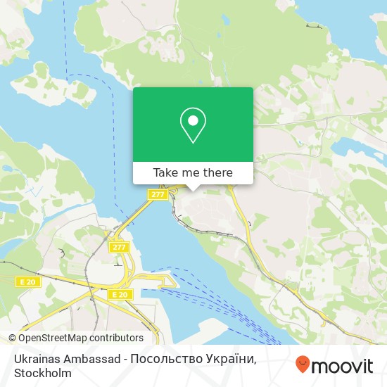 Ukrainas Ambassad - Посольство України map