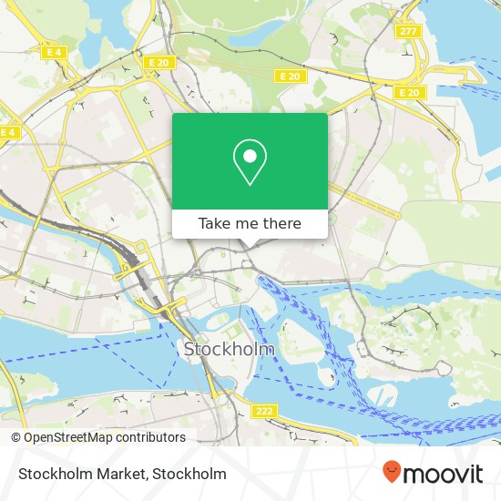 Stockholm Market map