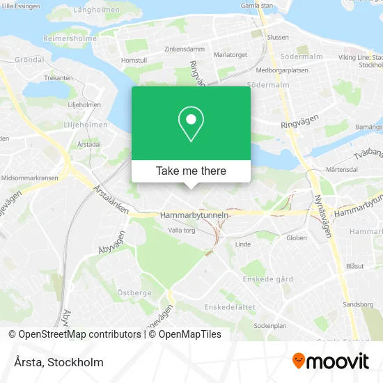 Årsta map