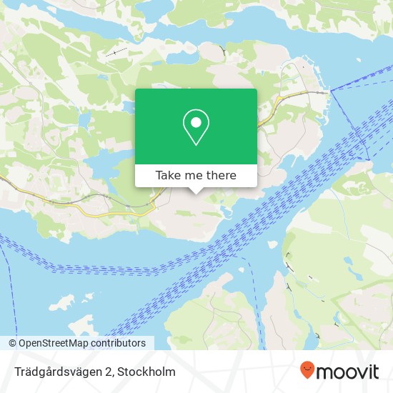 Trädgårdsvägen 2 map