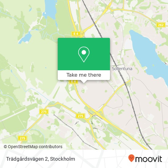 Trädgårdsvägen 2 map