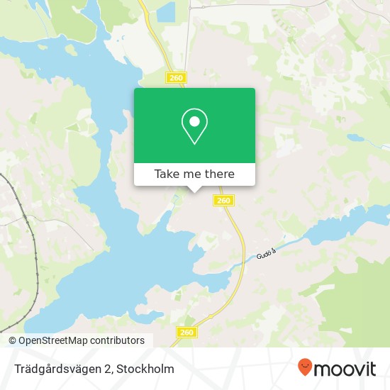 Trädgårdsvägen 2 map