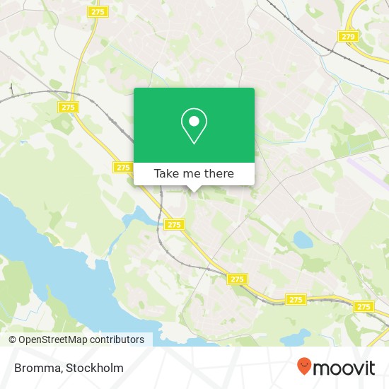 Bromma map