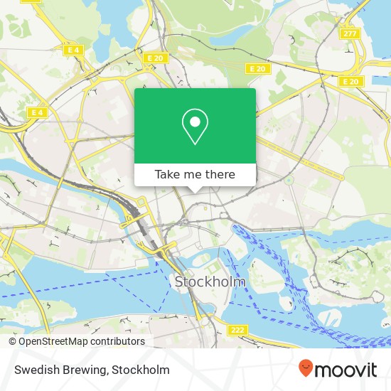 Swedish Brewing map