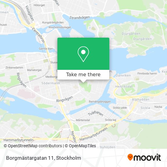 Borgmästargatan 11 map