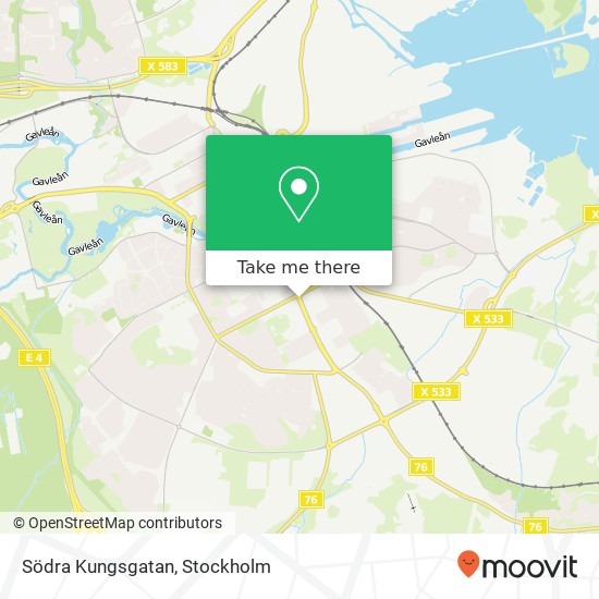 Södra Kungsgatan map