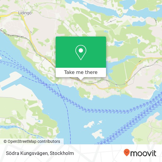 Södra Kungsvägen map