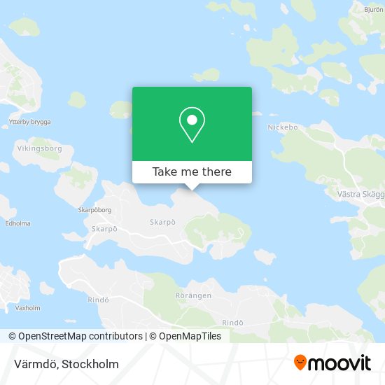 Värmdö map