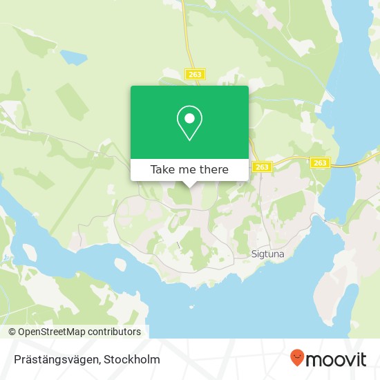 Prästängsvägen map