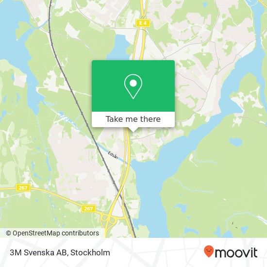 3M Svenska AB map