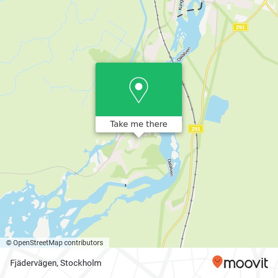 Fjädervägen map