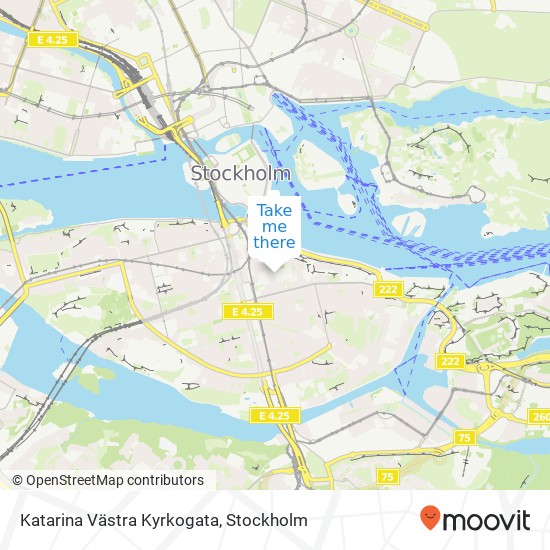 Katarina Västra Kyrkogata map