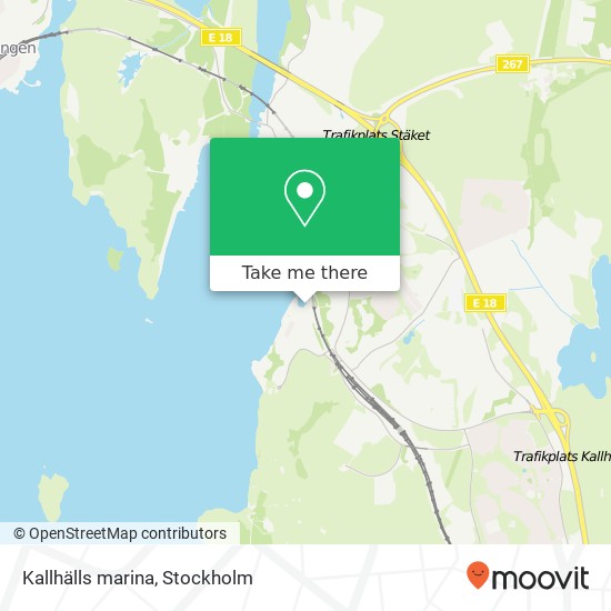 Kallhälls marina map
