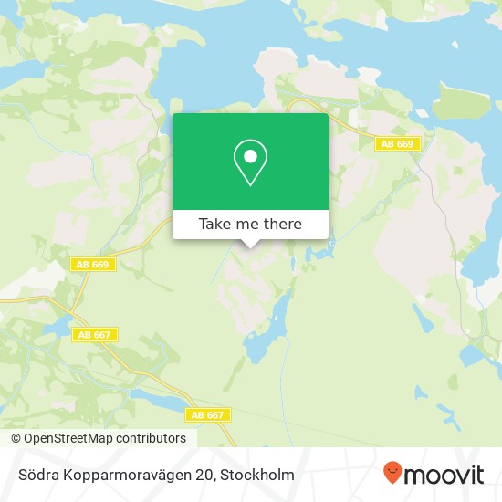 Södra Kopparmoravägen 20 map