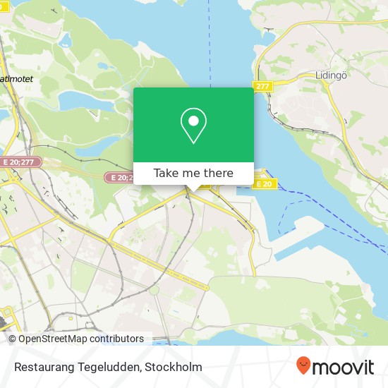 Restaurang Tegeludden map