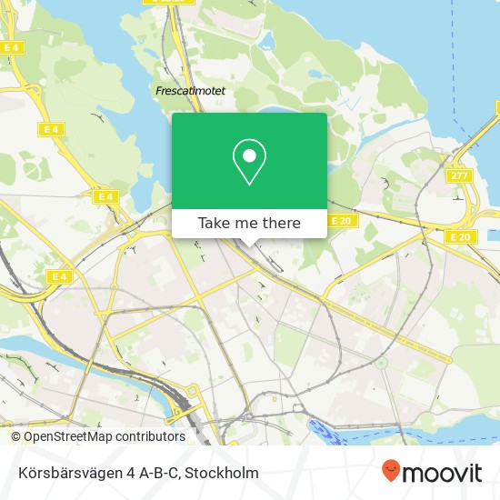 Körsbärsvägen 4 A-B-C map