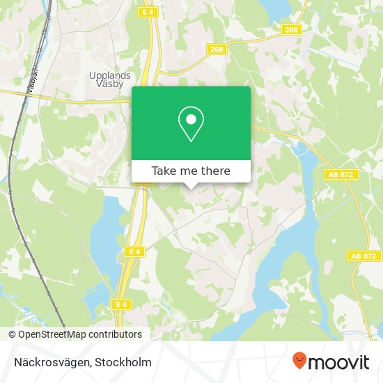 Näckrosvägen map