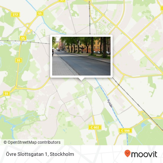 Övre Slottsgatan 1 karta