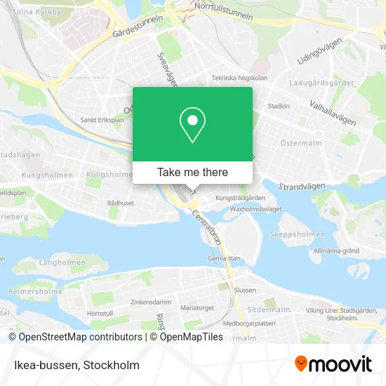 Ikea-bussen map