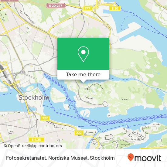 Fotosekretariatet, Nordiska Museet map