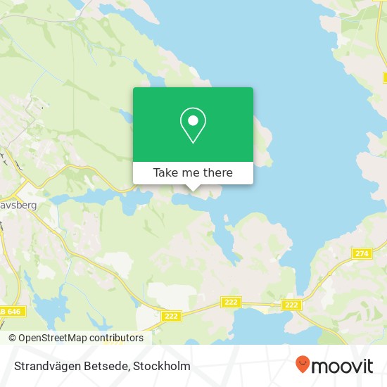 Strandvägen Betsede map