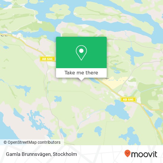 Gamla Brunnsvägen map