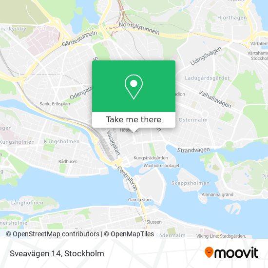 Sveavägen 14 map