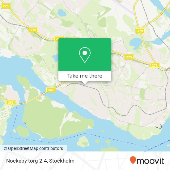 Nockeby torg 2-4 map