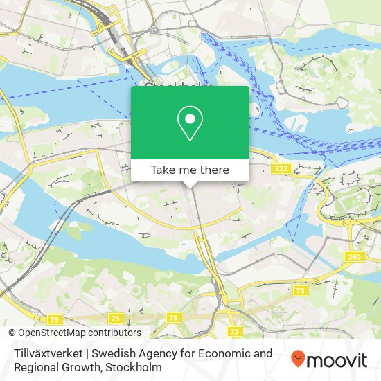 Tillväxtverket | Swedish Agency for Economic and Regional Growth map