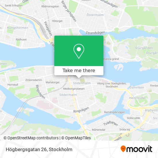 Högbergsgatan 26 map
